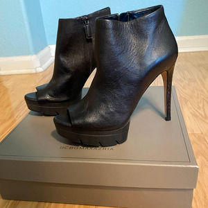 BCBGMaxAzria Hasten Peep Toe Bootie